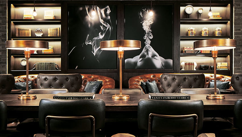 Vegas's Newest Cigar Bar Is Great for Food Lovers Too â Robb Report, Cigar Lounge HD wallpaper